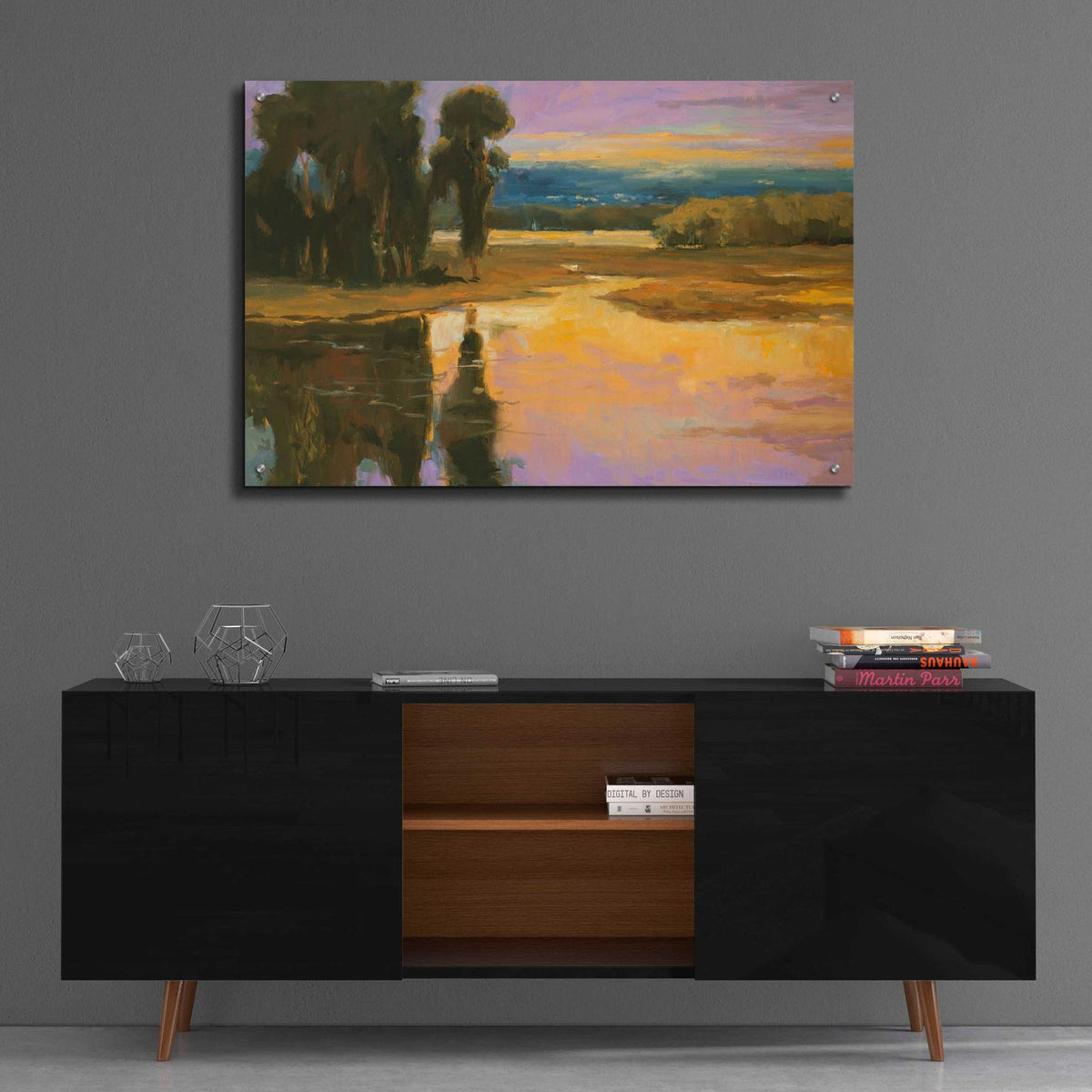 Peaceful 1 by Allayn Stevens - 36x24 acrylic wall art in a room