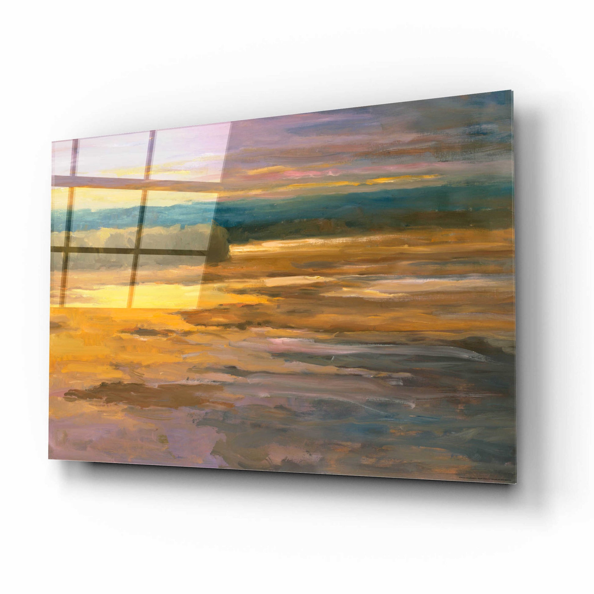 Epic Art 'Peaceful 2' by Allayn Stevens, Acrylic Glass Wall Art,16x12