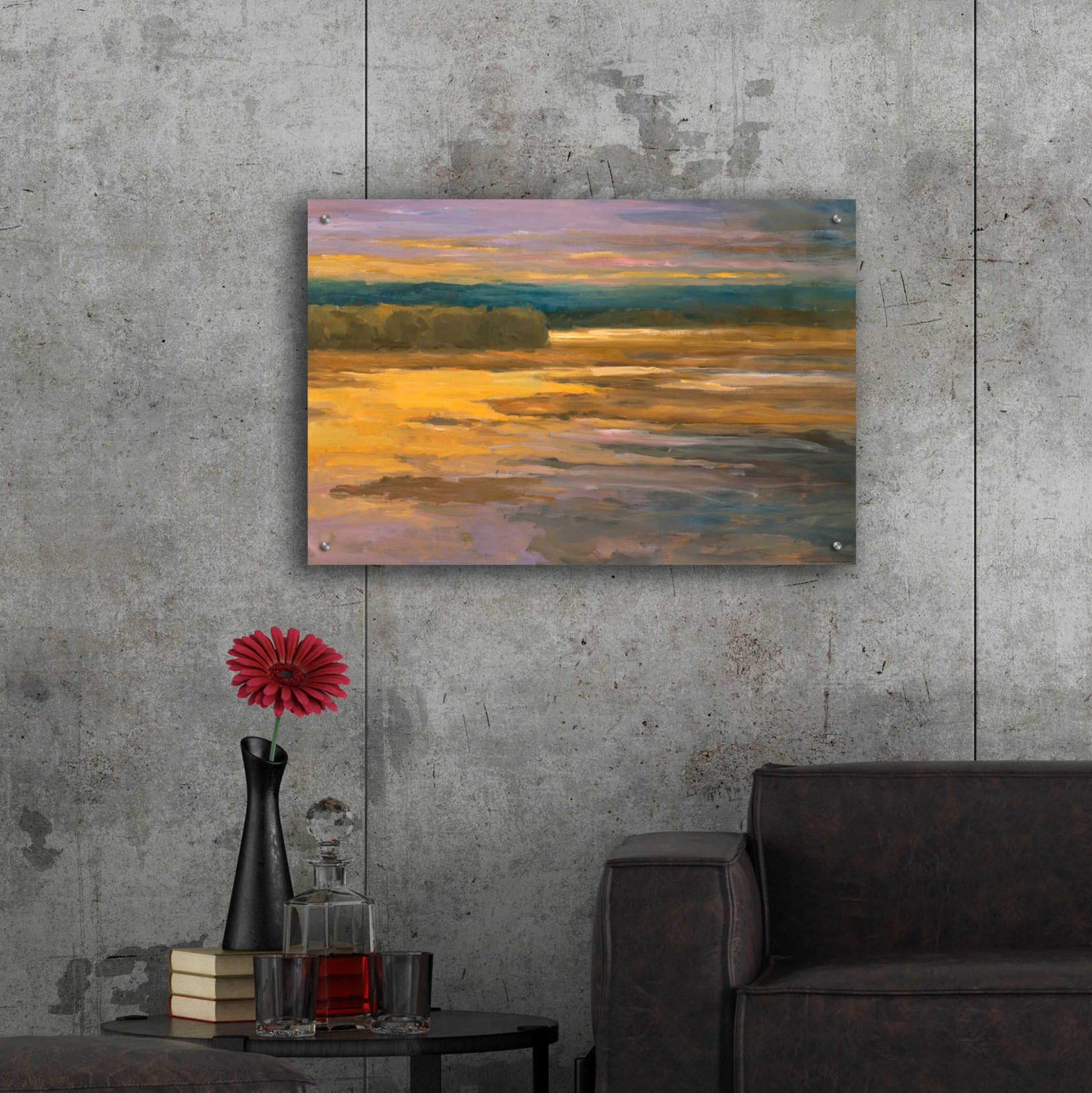 Epic Art 'Peaceful 2' by Allayn Stevens, Acrylic Glass Wall Art,36x24