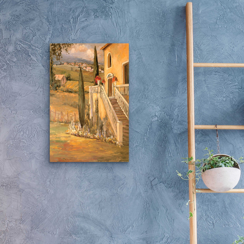 Italian Villa 2 by Allayn Stevens - 16x24 acrylic wall art in a room
