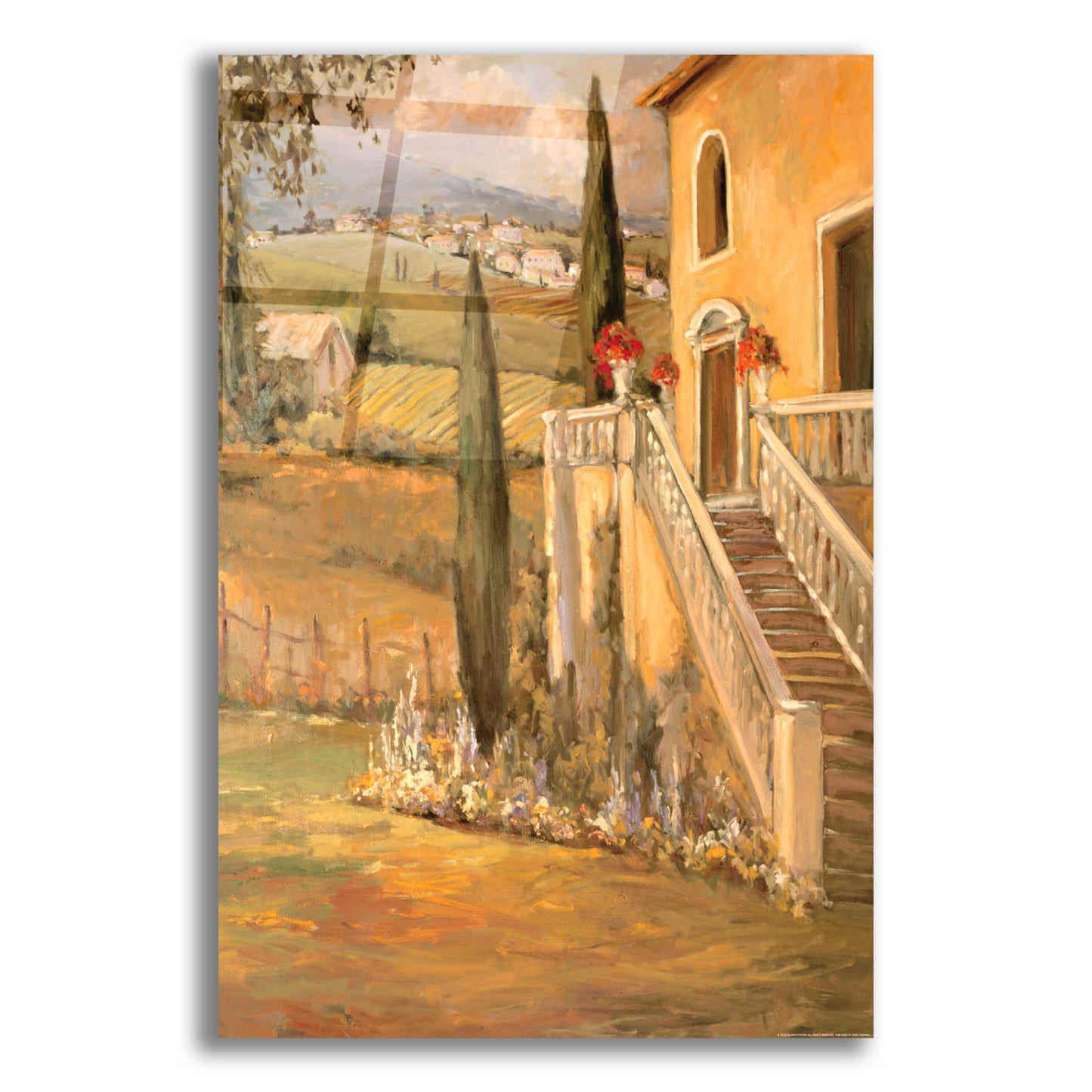 Epic Art 'Italian Villa 2' by Allayn Stevens, Acrylic Glass Wall Art