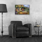 Vineyard Villa by Allayn Stevens - 24x16 acrylic wall art in a room