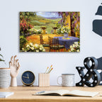 Countryside Terrace by Allayn Stevens - 16x12 acrylic wall art in a room