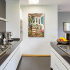 Summer Garden by Allayn Stevens - 24x36 acrylic wall art in a room