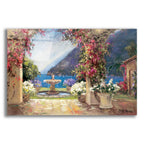 Seaside Fountain by Allayn Stevens acrylic glass wall art