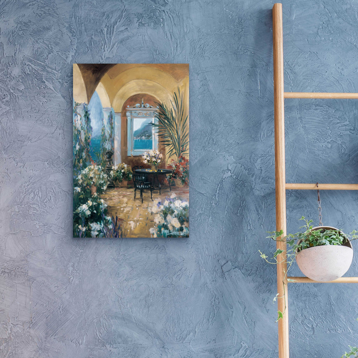 The Veranda 2 by Allayn Stevens - 16x24 acrylic wall art in a room