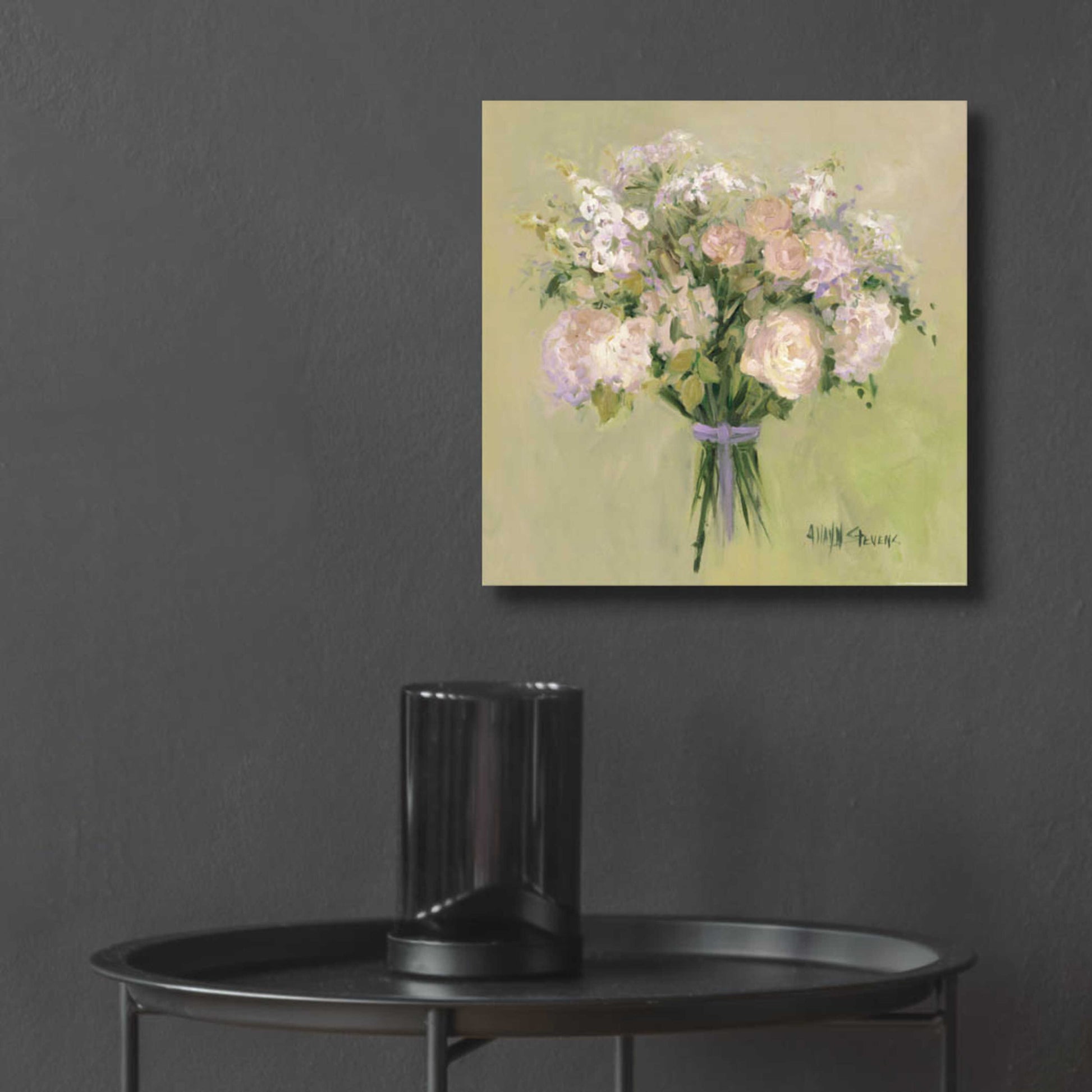 Epic Art 'Rose Bouquet 1' by Allayn Stevens, Acrylic Glass Wall Art,12x12