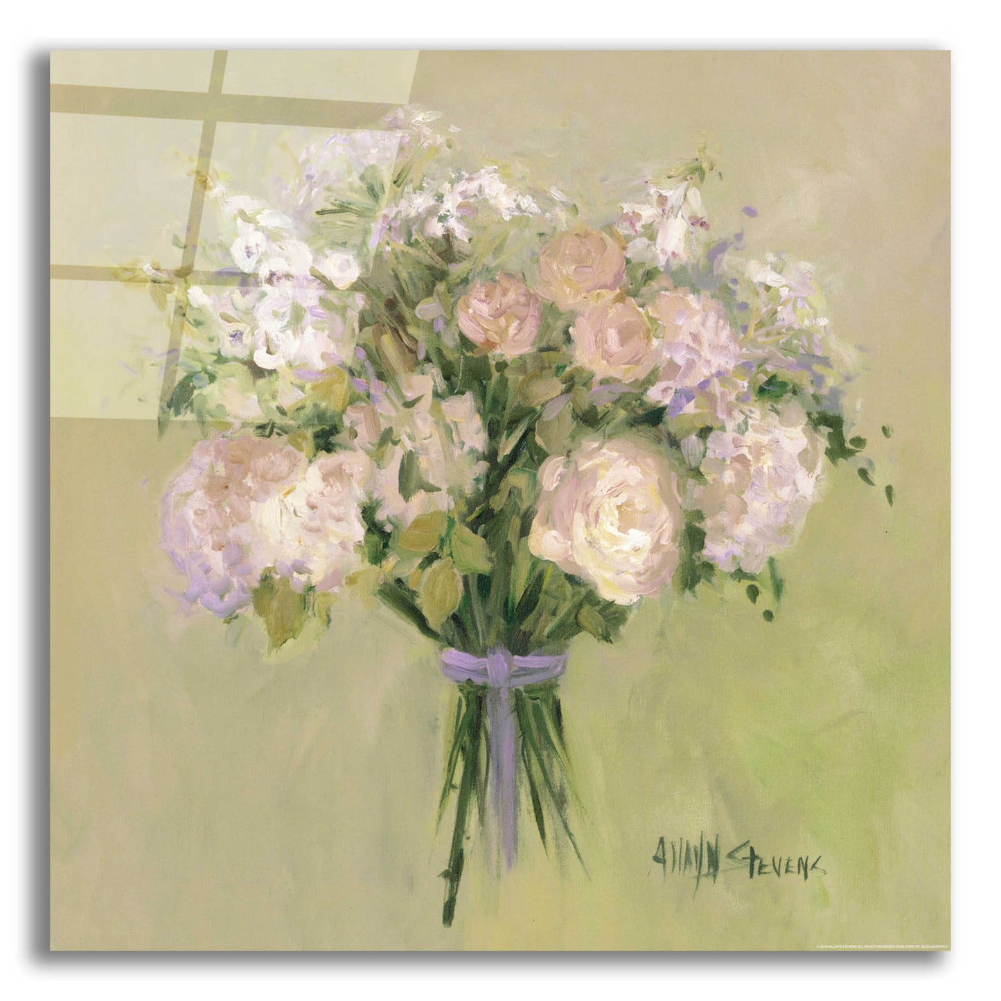 Epic Art 'Rose Bouquet 1' by Allayn Stevens, Acrylic Glass Wall Art