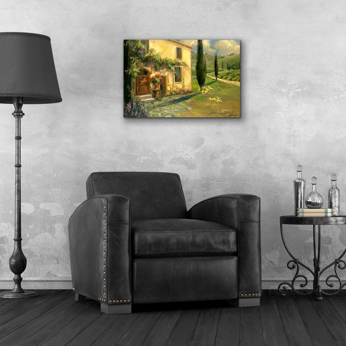 Tuscan Spring by Allayn Stevens - 24x16 acrylic wall art in a room