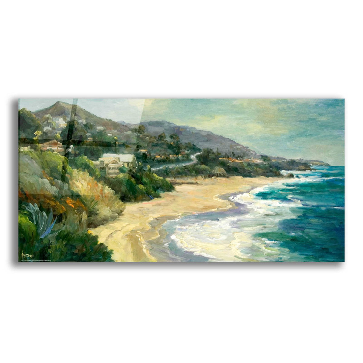 Seaside Cove by Allayn Stevens acrylic glass wall art