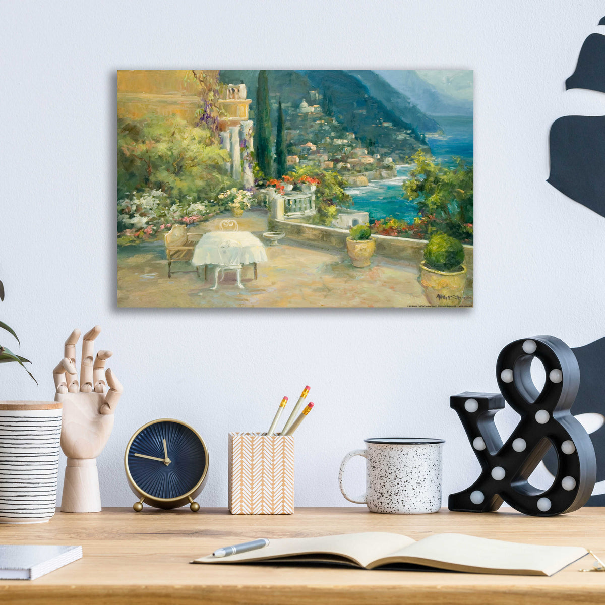 Seaside 2 by Allayn Stevens - 16x12 acrylic wall art in a room