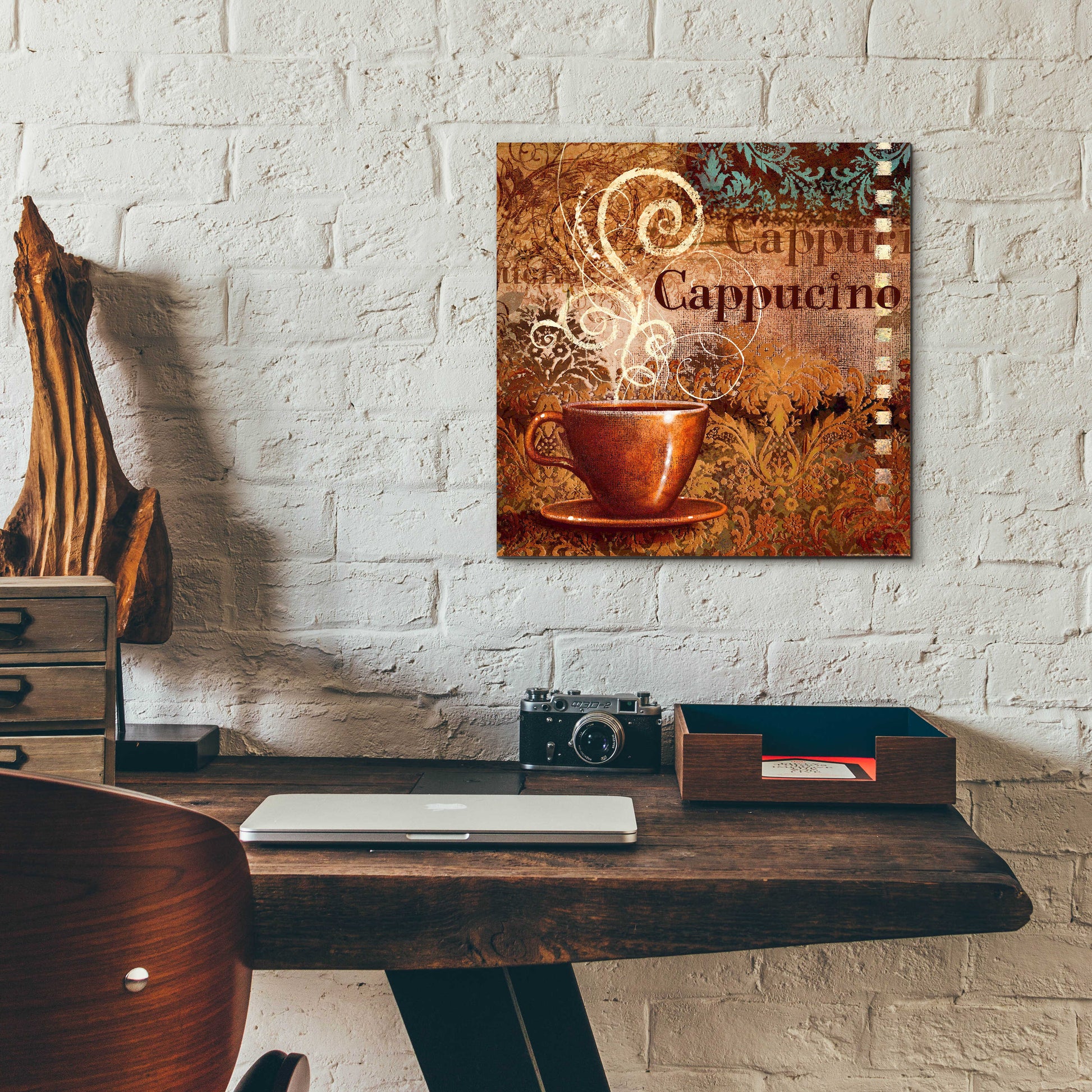 Epic Art 'Coffee 2 Cappuccino' by Viv Eisner, Acrylic Glass Wall Art,12x12