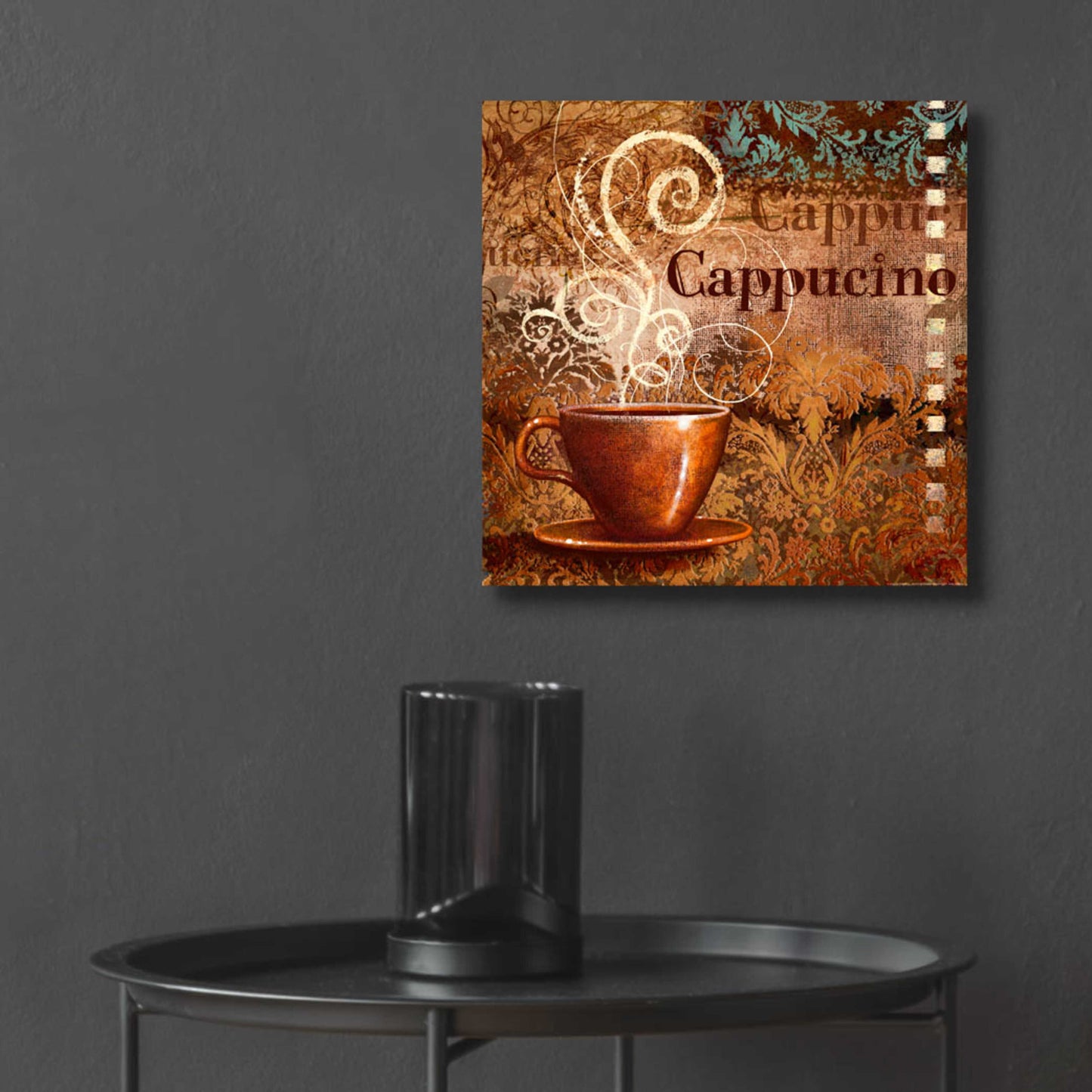 Epic Art 'Coffee 2 Cappuccino' by Viv Eisner, Acrylic Glass Wall Art,12x12