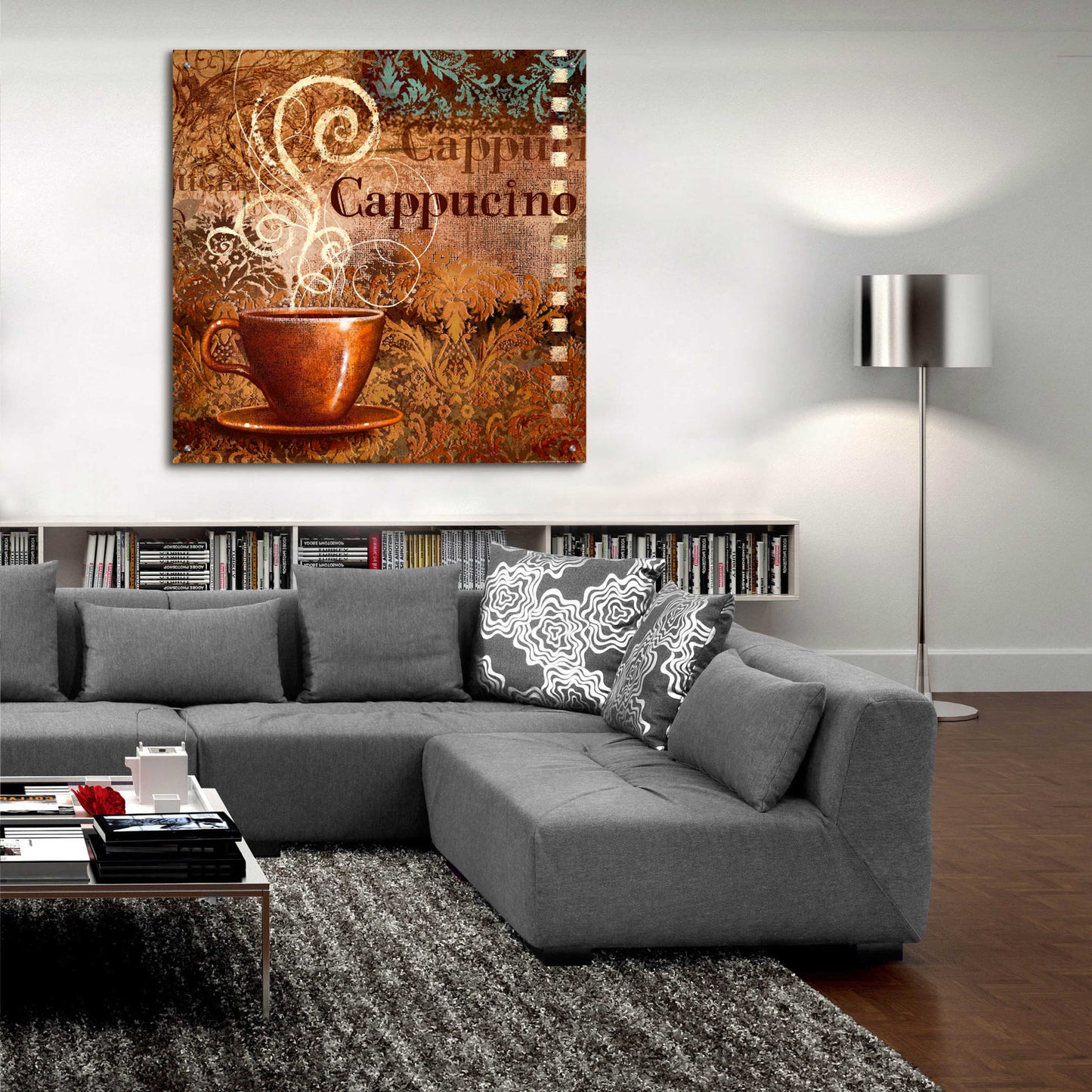 Epic Art 'Coffee 2 Cappuccino' by Viv Eisner, Acrylic Glass Wall Art,36x36