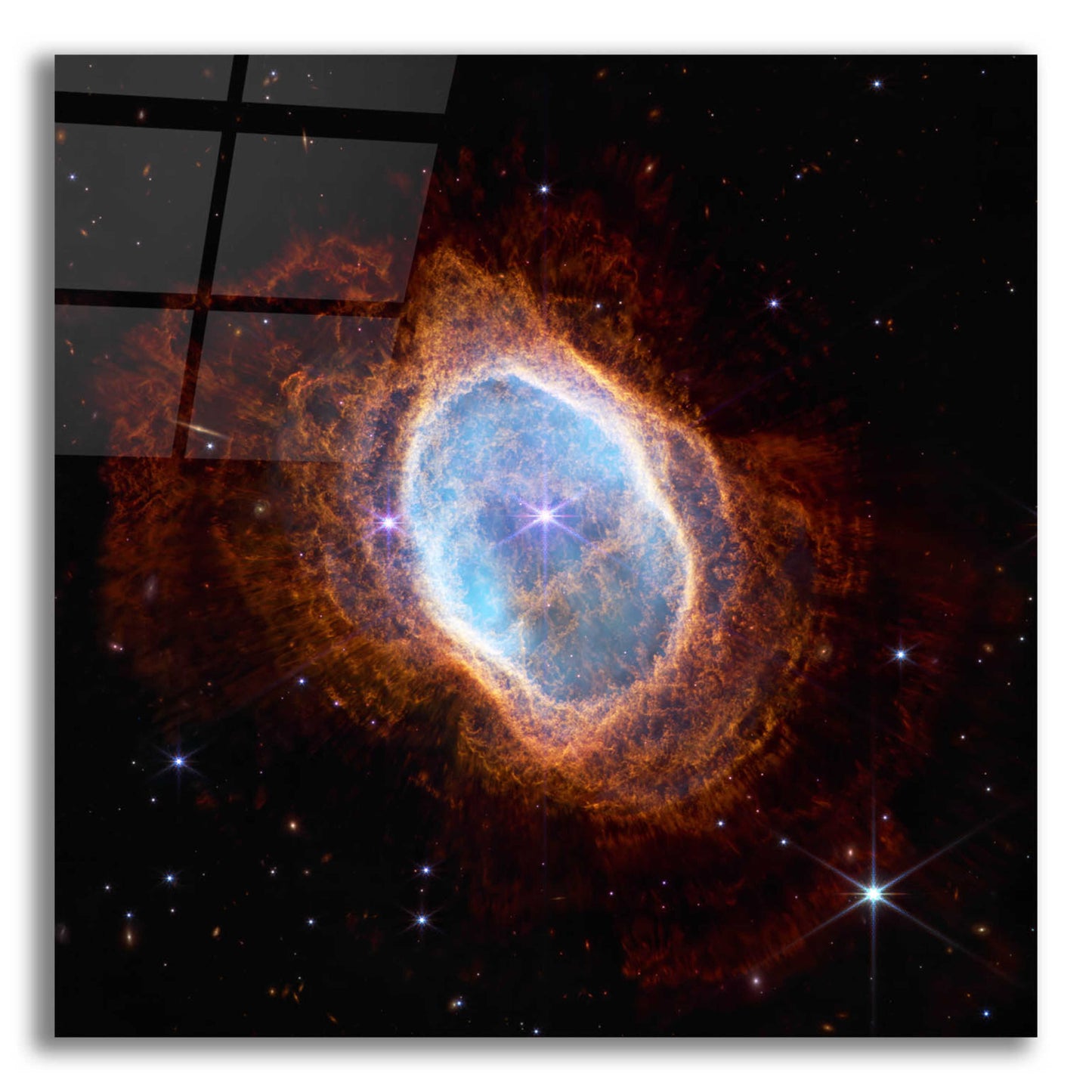 Epic Art 'Southern Ring Nebula' by NASA, Acrylic Glass Wall Art,12x12