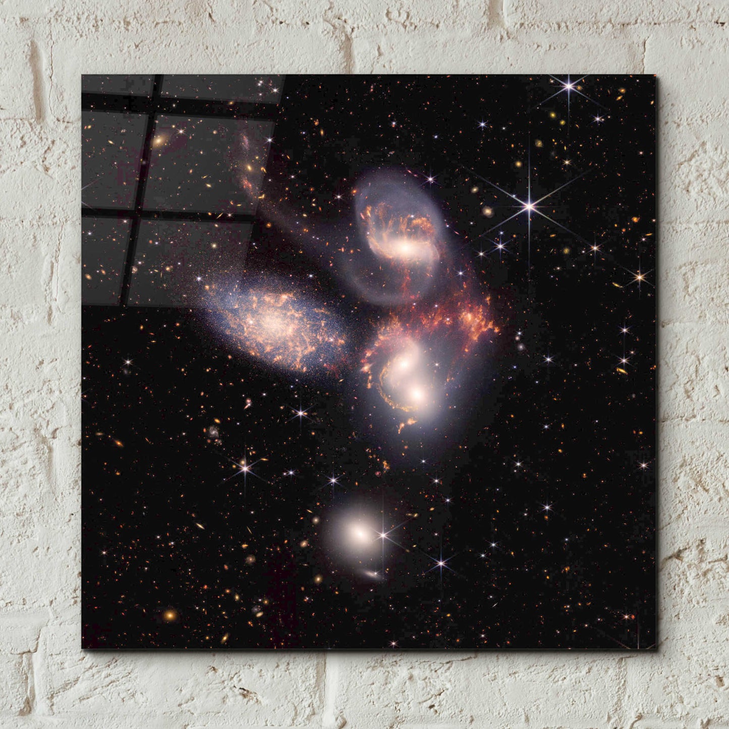 Epic Art 'Stephan's Quintet 2' by NASA, Acrylic Glass Wall Art,12x12