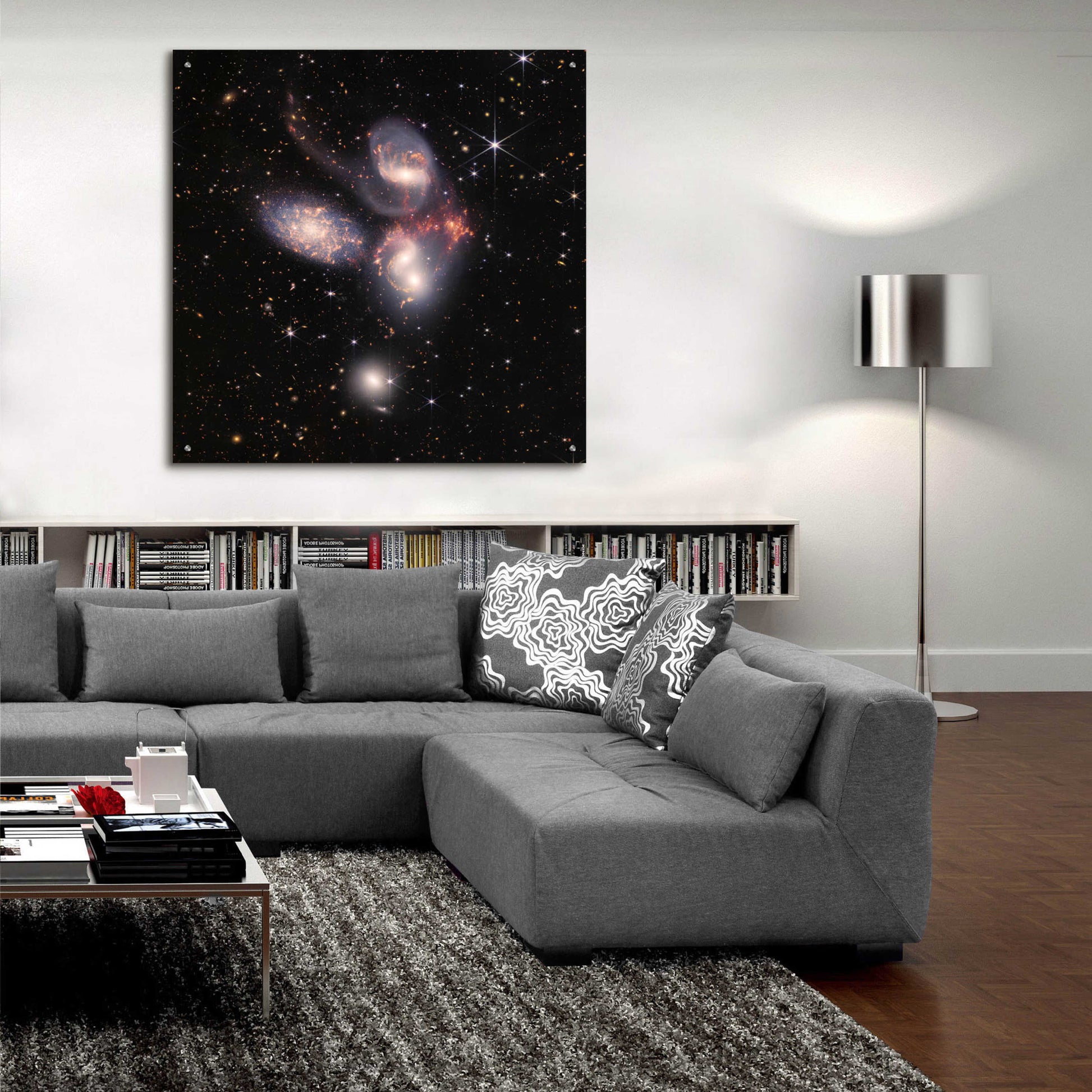 Epic Art 'Stephan's Quintet 2' by NASA, Acrylic Glass Wall Art,36x36