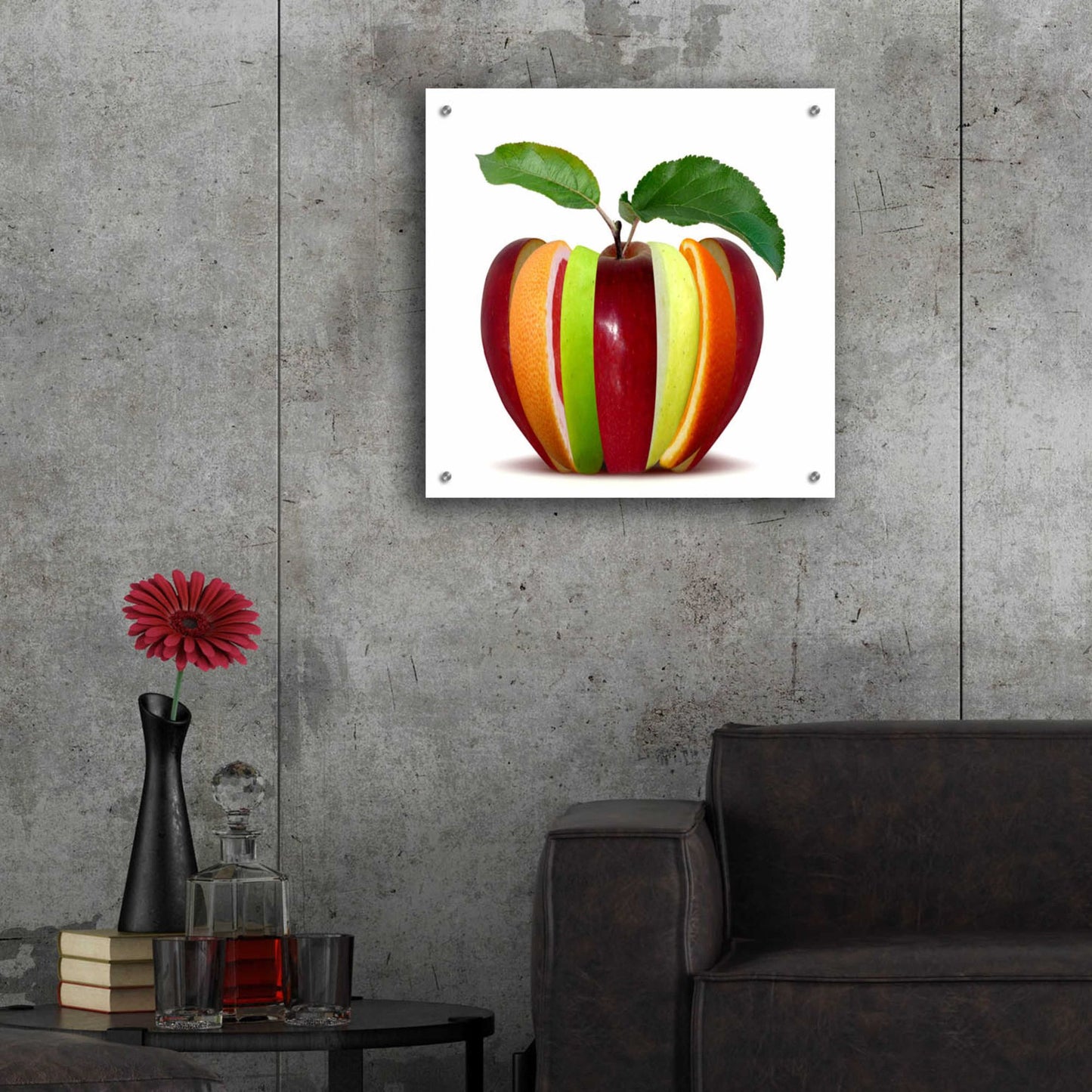 Epic Art 'Fruitfully' by Epic Portfolio, Acrylic Glass Wall Art,24x24