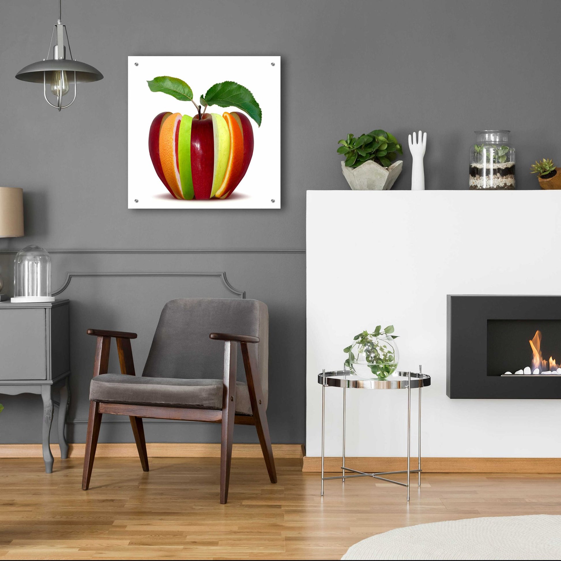 Epic Art 'Fruitfully' by Epic Portfolio, Acrylic Glass Wall Art,24x24