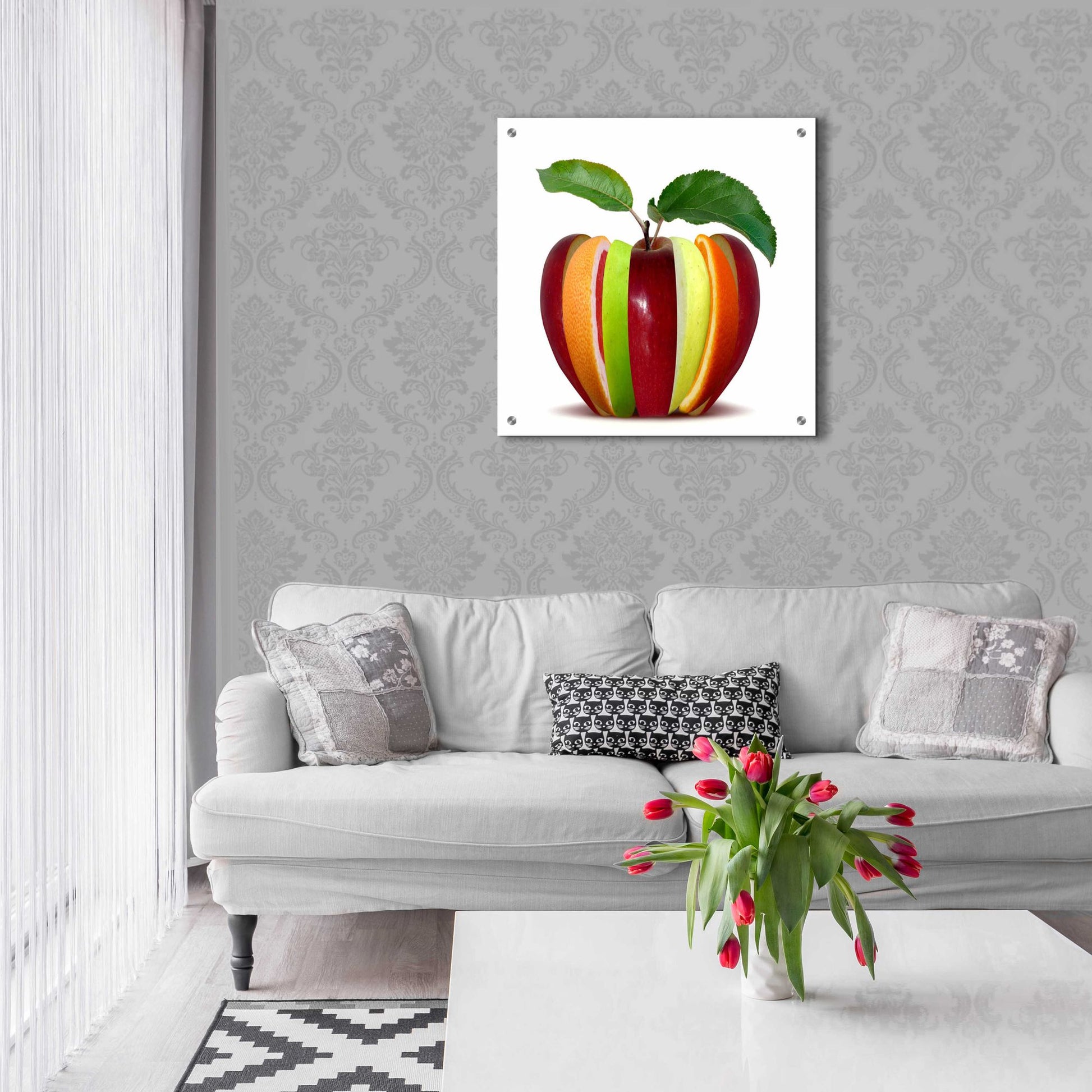 Epic Art 'Fruitfully' by Epic Portfolio, Acrylic Glass Wall Art,24x24