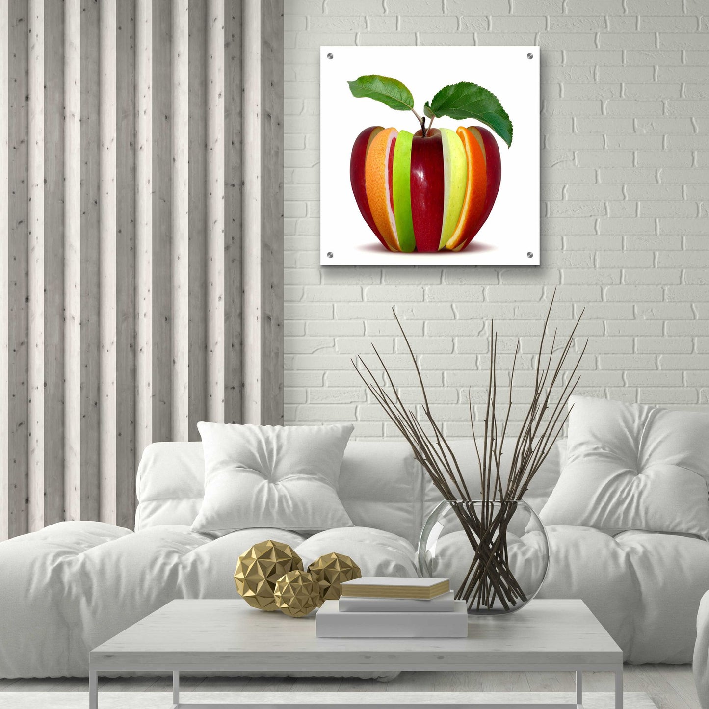 Epic Art 'Fruitfully' by Epic Portfolio, Acrylic Glass Wall Art,24x24