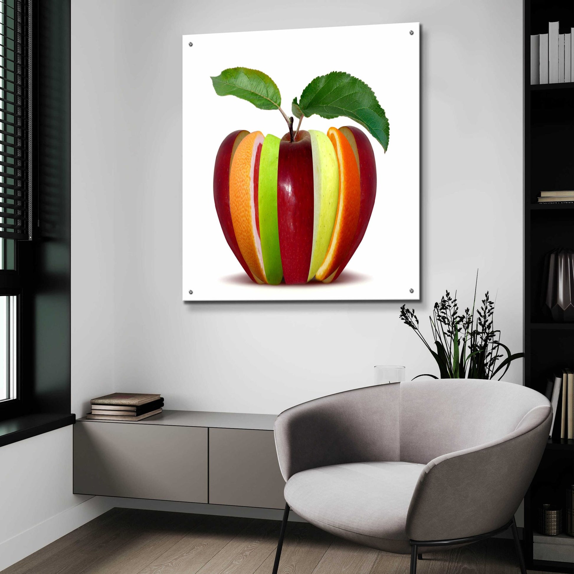 Epic Art 'Fruitfully' by Epic Portfolio, Acrylic Glass Wall Art,36x36