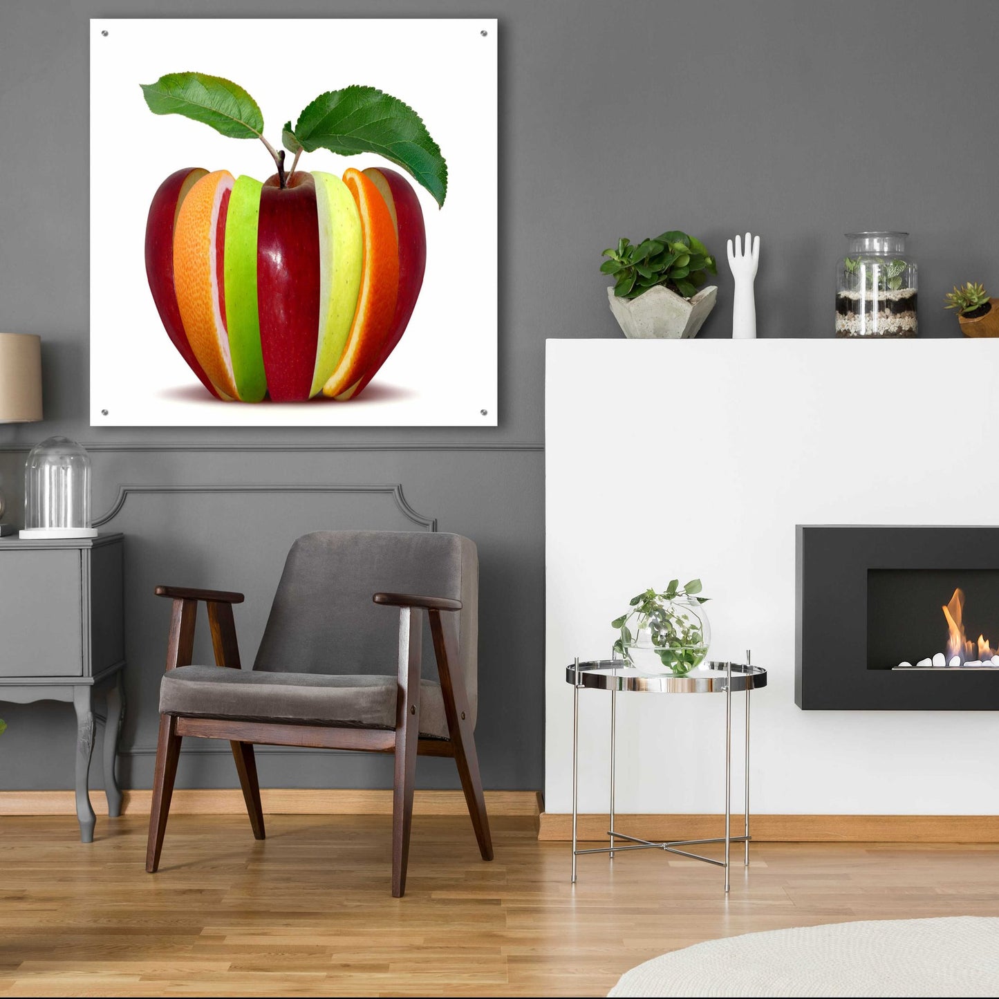 Epic Art 'Fruitfully' by Epic Portfolio, Acrylic Glass Wall Art,36x36