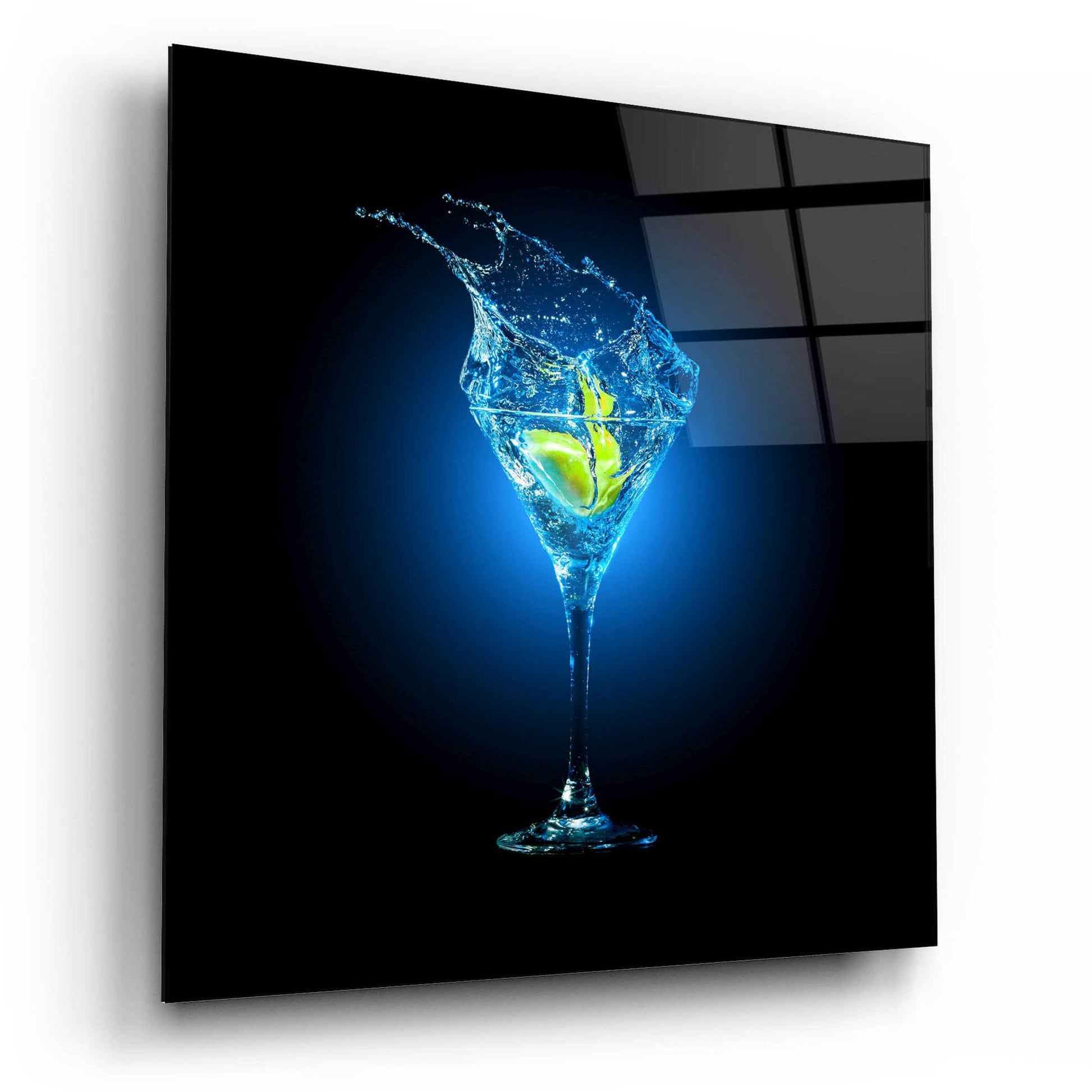 Epic Art 'Aviation Splash' by Epic Portfolio, Acrylic Glass Wall Art,12x12