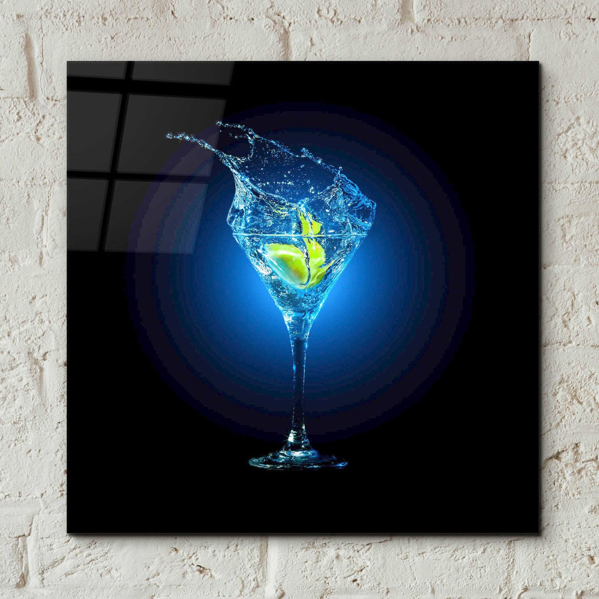 Epic Art 'Aviation Splash' by Epic Portfolio, Acrylic Glass Wall Art,12x12