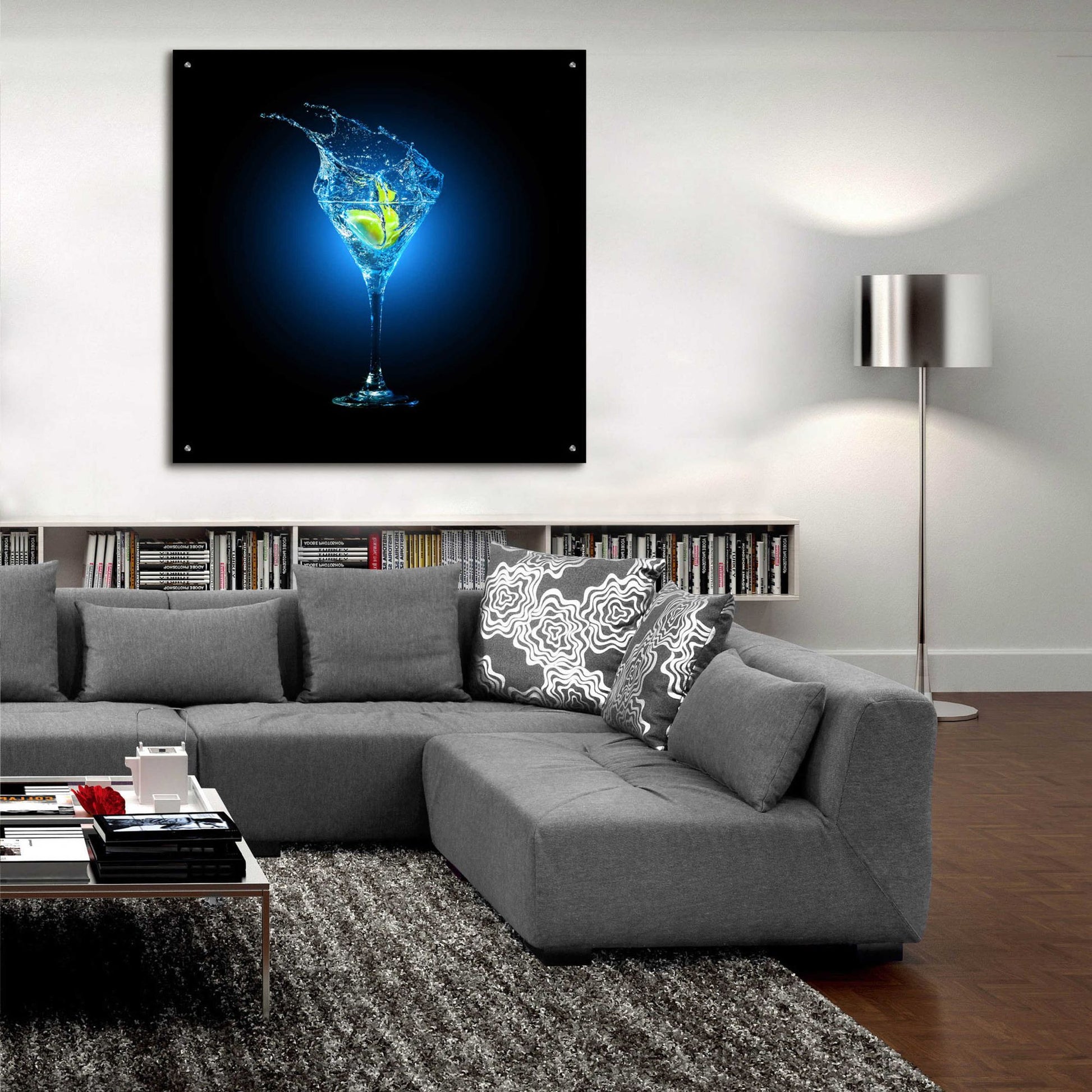 Epic Art 'Aviation Splash' by Epic Portfolio, Acrylic Glass Wall Art,36x36