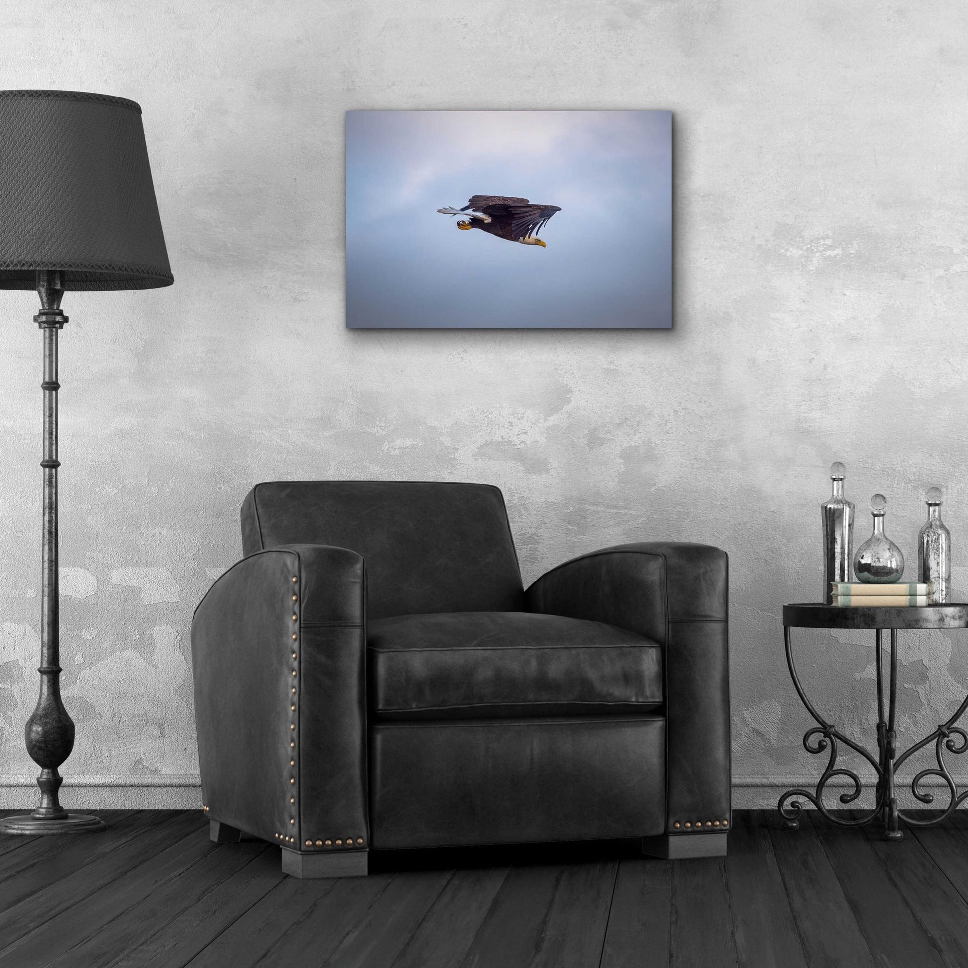 Epic Art 'Bald Eagle Soas' by Epic Portfolio, Acrylic Glass Wall Art,24x16