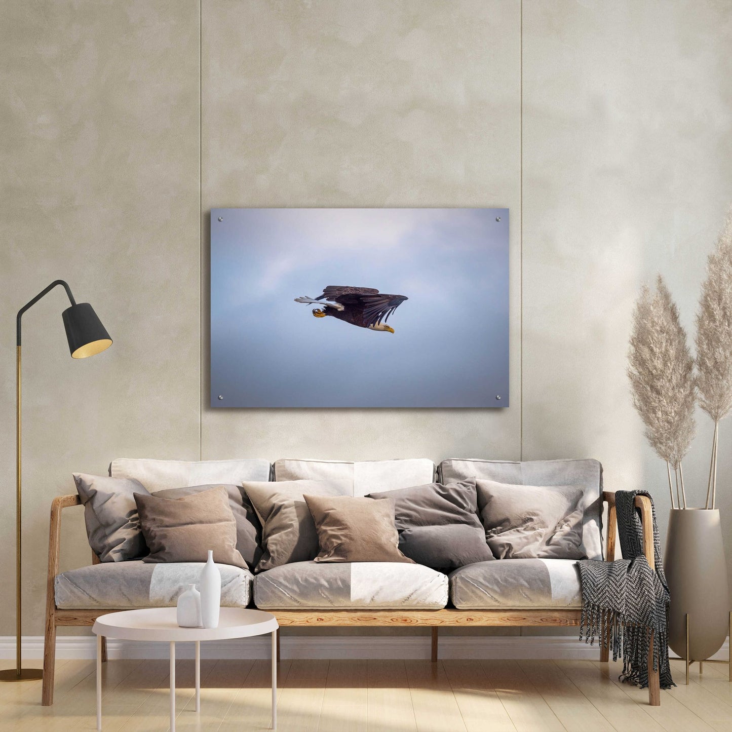 Epic Art 'Bald Eagle Soas' by Epic Portfolio, Acrylic Glass Wall Art,36x24