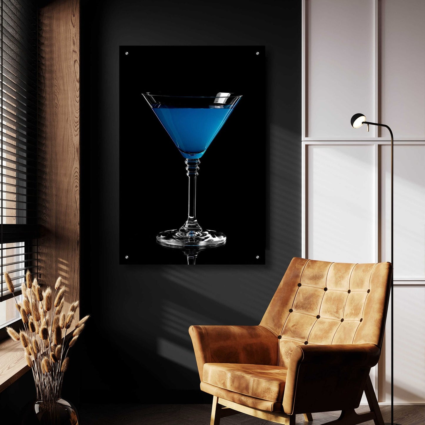 Epic Art 'Blue Curacao' by Epic Portfolio, Acrylic Glass Wall Art,24x36