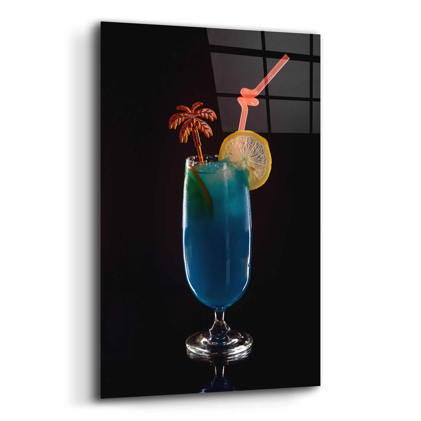 Epic Art 'Blue Lagoon' by Epic Portfolio, Acrylic Glass Wall Art,12x16