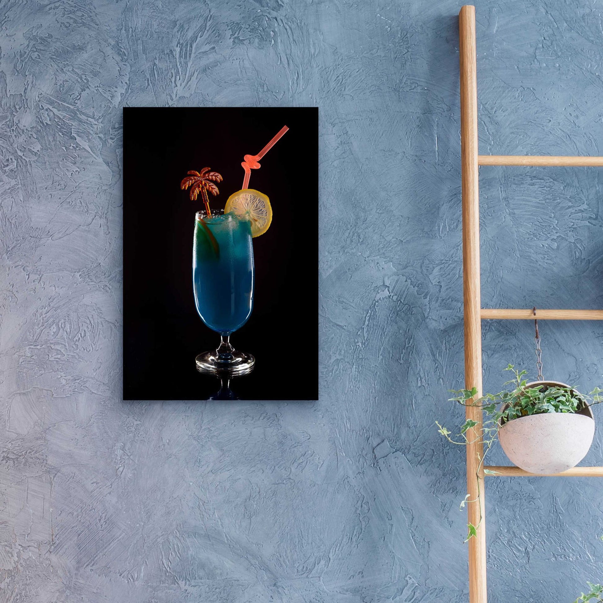 Epic Art 'Blue Lagoon' by Epic Portfolio, Acrylic Glass Wall Art,16x24