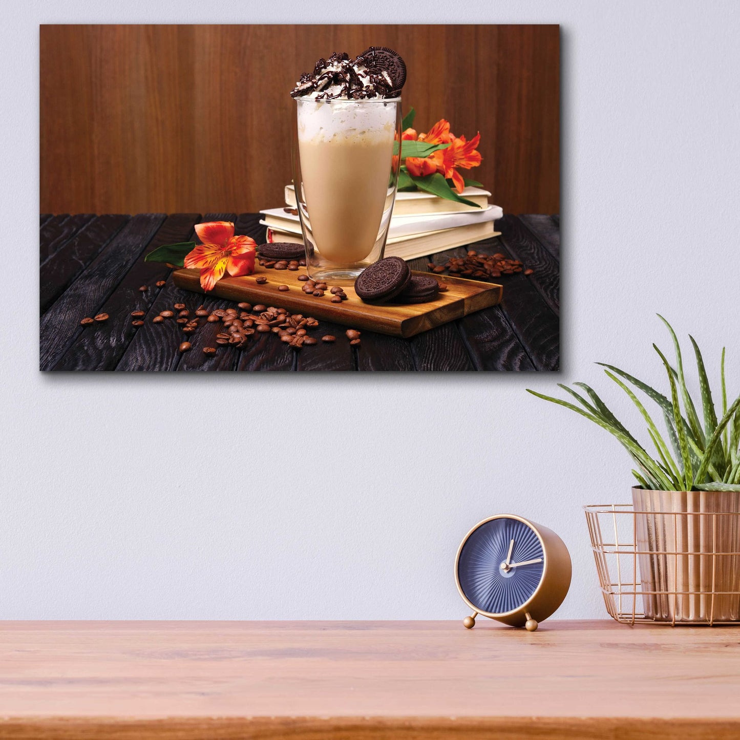 Epic Art 'Boozy Milkshake' by Epic Portfolio, Acrylic Glass Wall Art,16x12