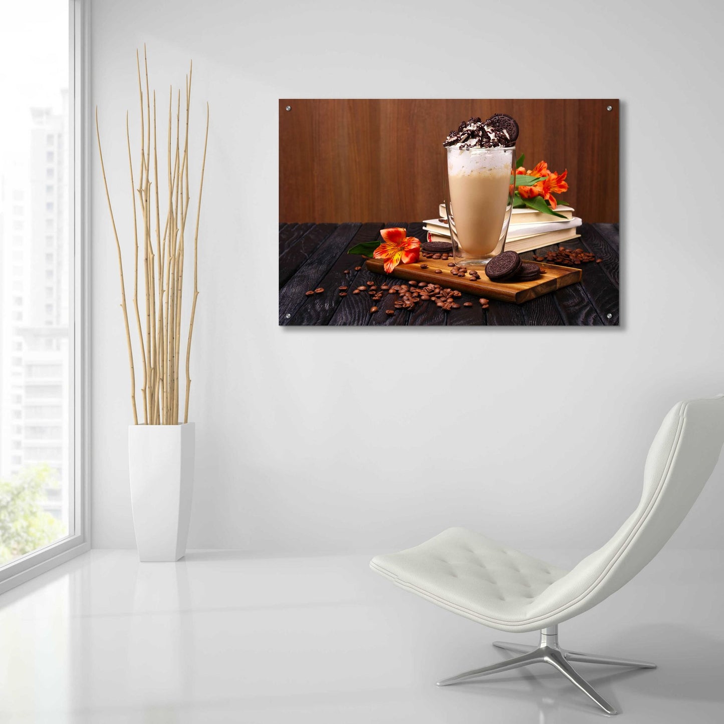 Epic Art 'Boozy Milkshake' by Epic Portfolio, Acrylic Glass Wall Art,36x24