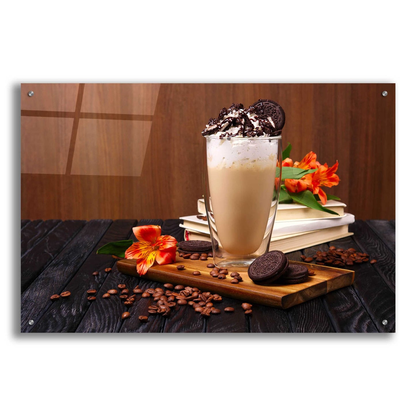 Epic Art 'Boozy Milkshake' by Epic Portfolio, Acrylic Glass Wall Art,36x24