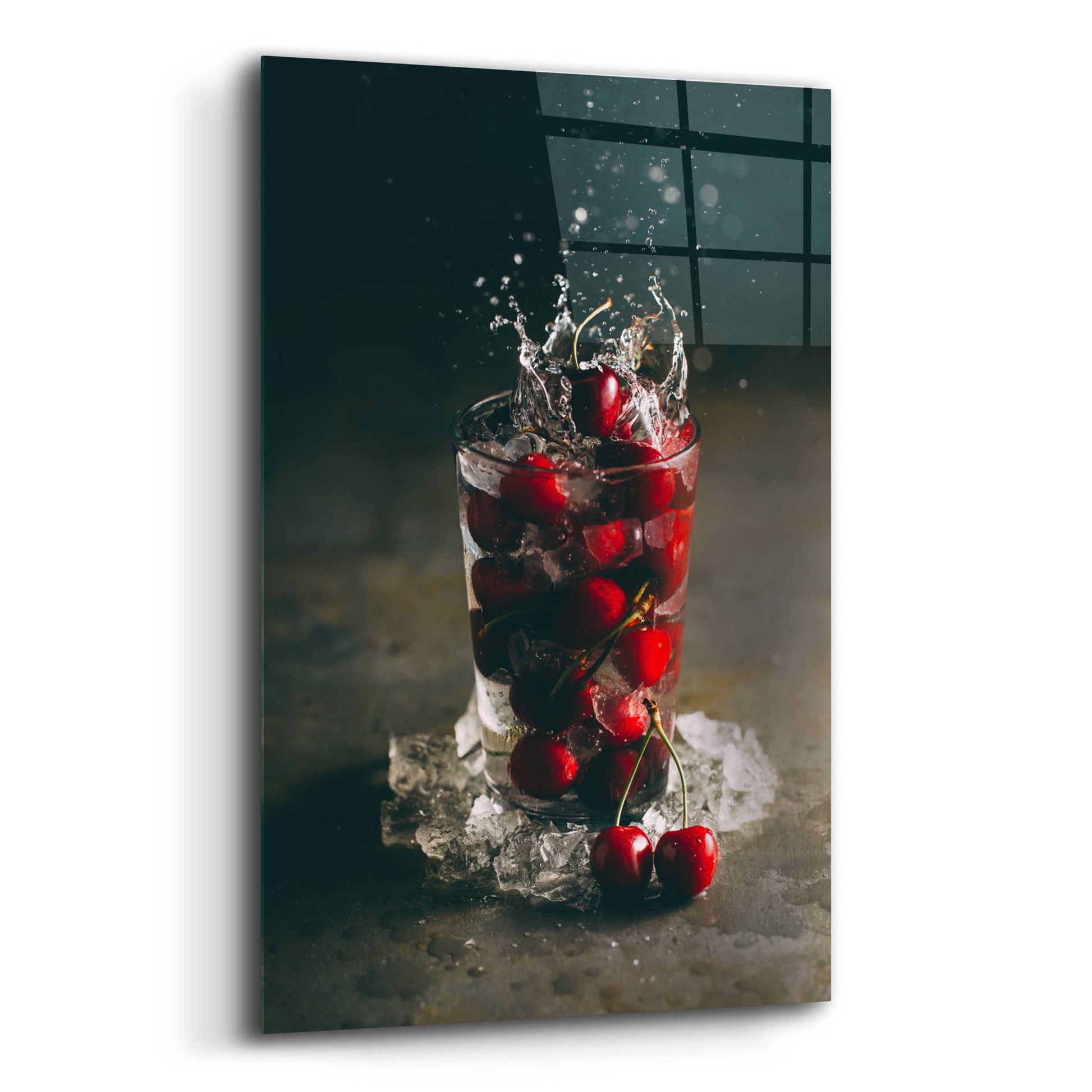 Epic Art 'Cherry Limeade Gin and Tonic' by Epic Portfolio, Acrylic Glass Wall Art,16x24