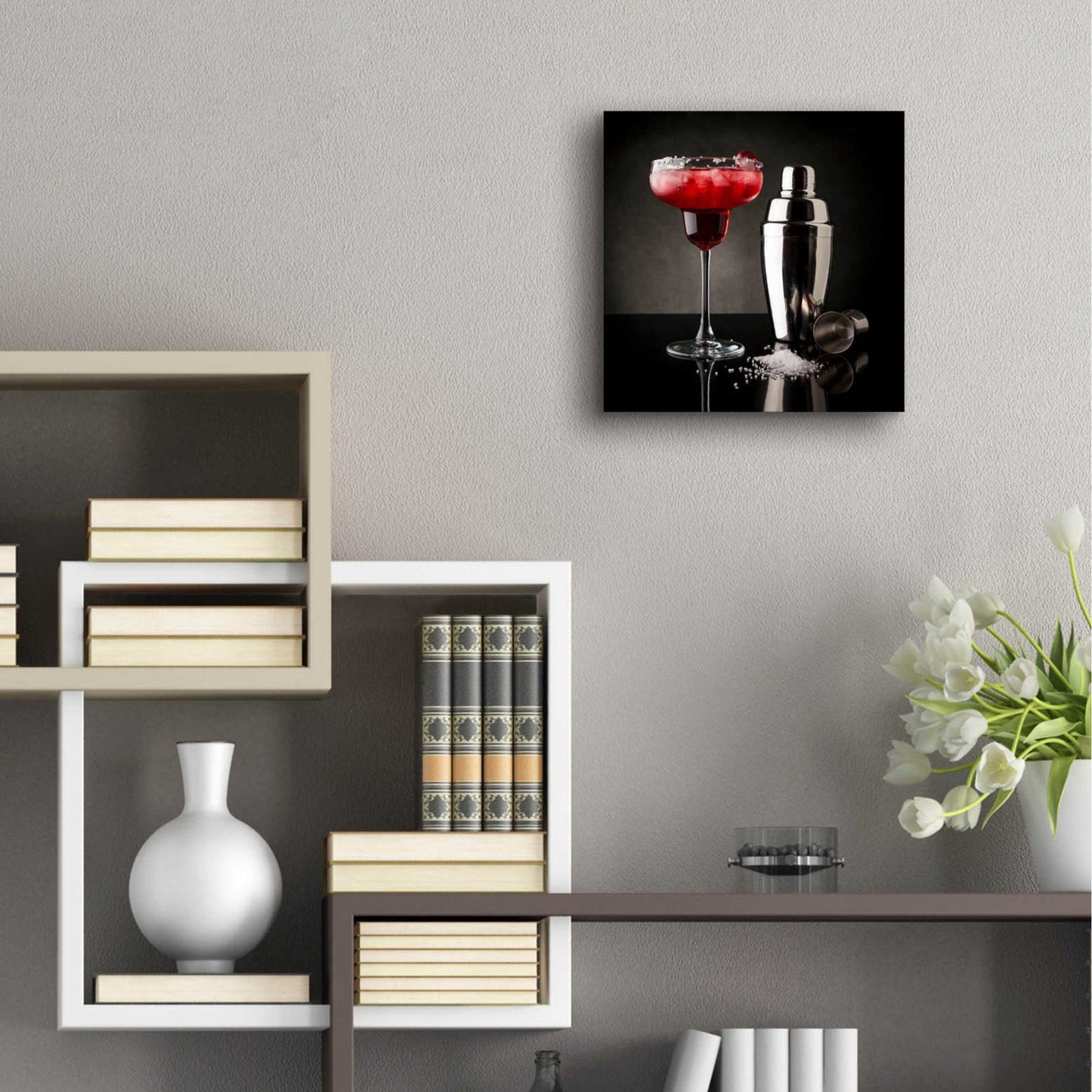 Epic Art 'Cherry Margarita' by Epic Portfolio, Acrylic Glass Wall Art,12x12