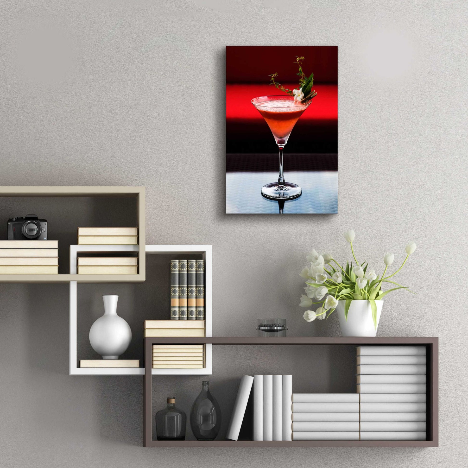 Epic Art 'Cocktails' by Epic Portfolio, Acrylic Glass Wall Art,16x24