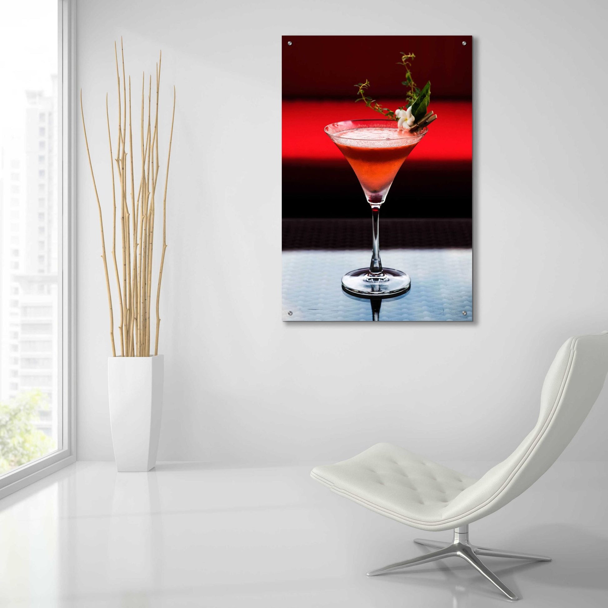 Epic Art 'Cocktails' by Epic Portfolio, Acrylic Glass Wall Art,24x36