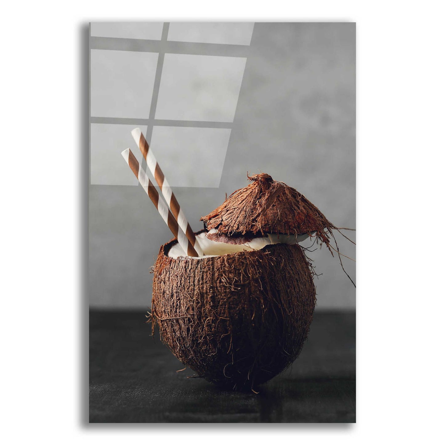 Epic Art 'Coconut Rum' by Epic Portfolio, Acrylic Glass Wall Art,16x24