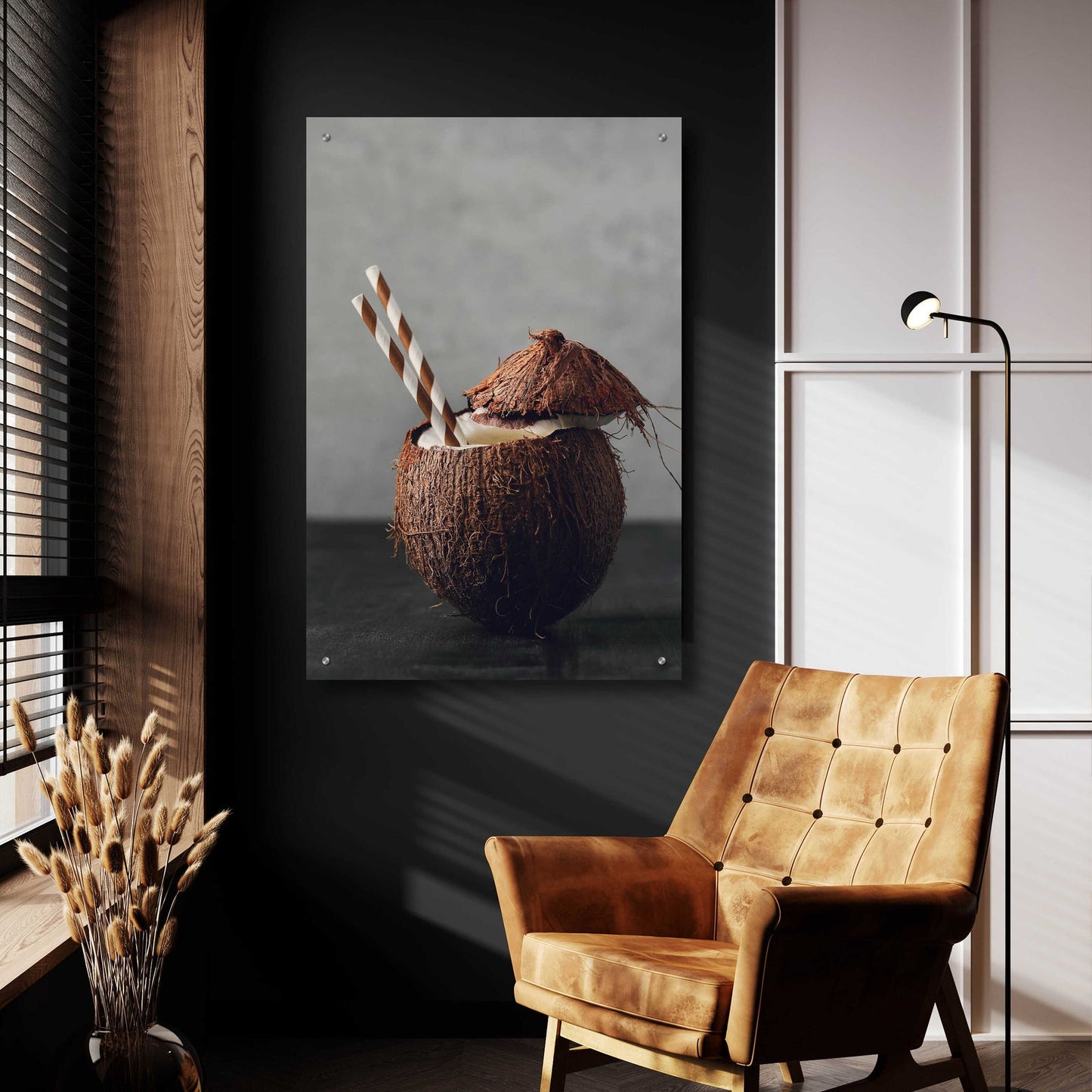 Epic Art 'Coconut Rum' by Epic Portfolio, Acrylic Glass Wall Art,24x36