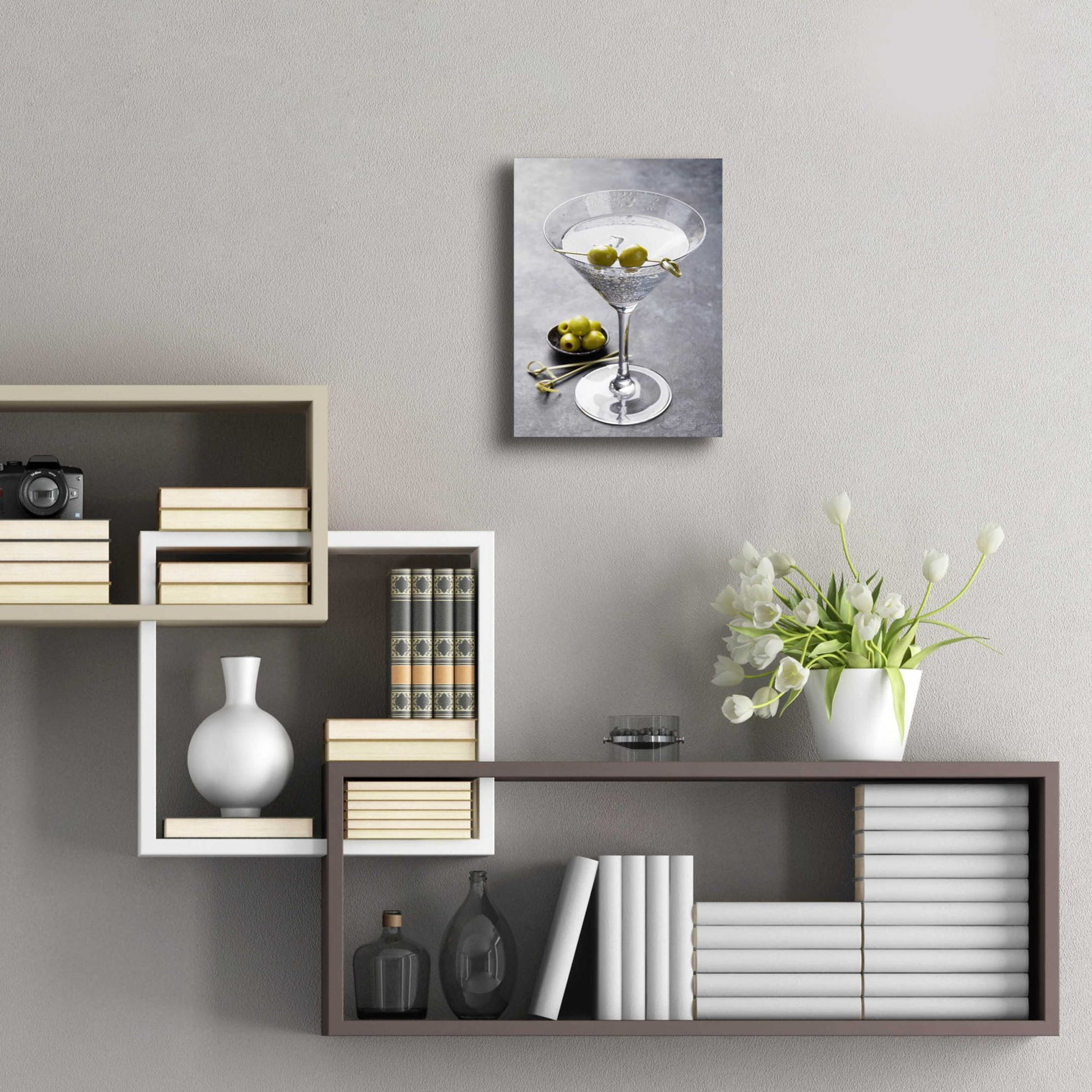 Epic Art 'Dirty Martini' by Epic Portfolio, Acrylic Glass Wall Art,12x16