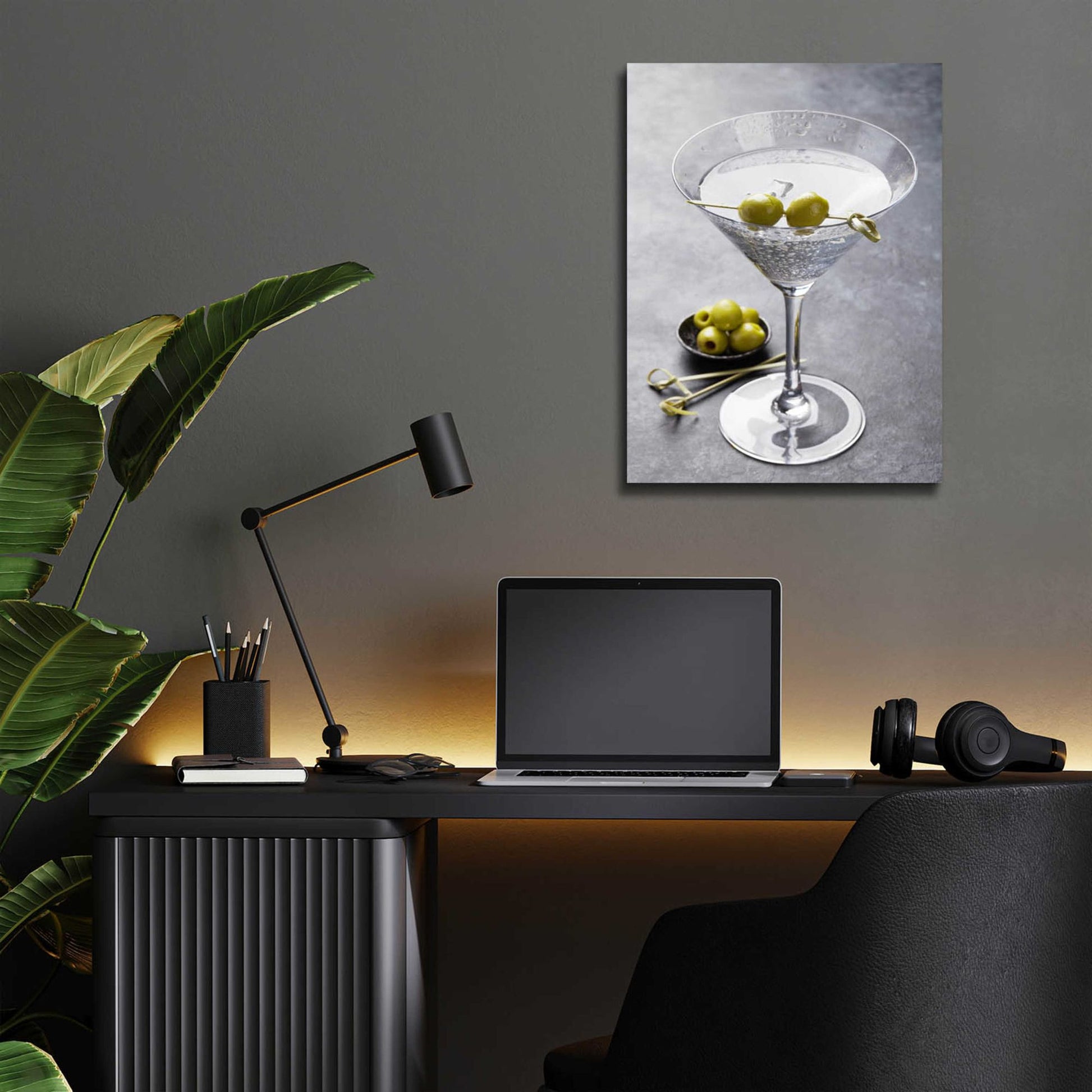 Epic Art 'Dirty Martini' by Epic Portfolio, Acrylic Glass Wall Art,12x16