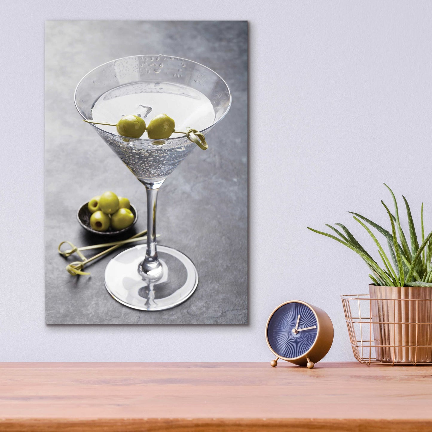 Epic Art 'Dirty Martini' by Epic Portfolio, Acrylic Glass Wall Art,12x16