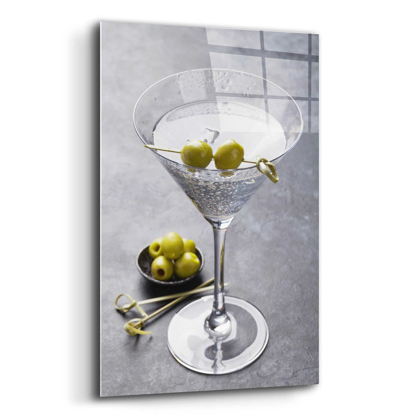 Epic Art 'Dirty Martini' by Epic Portfolio, Acrylic Glass Wall Art,16x24