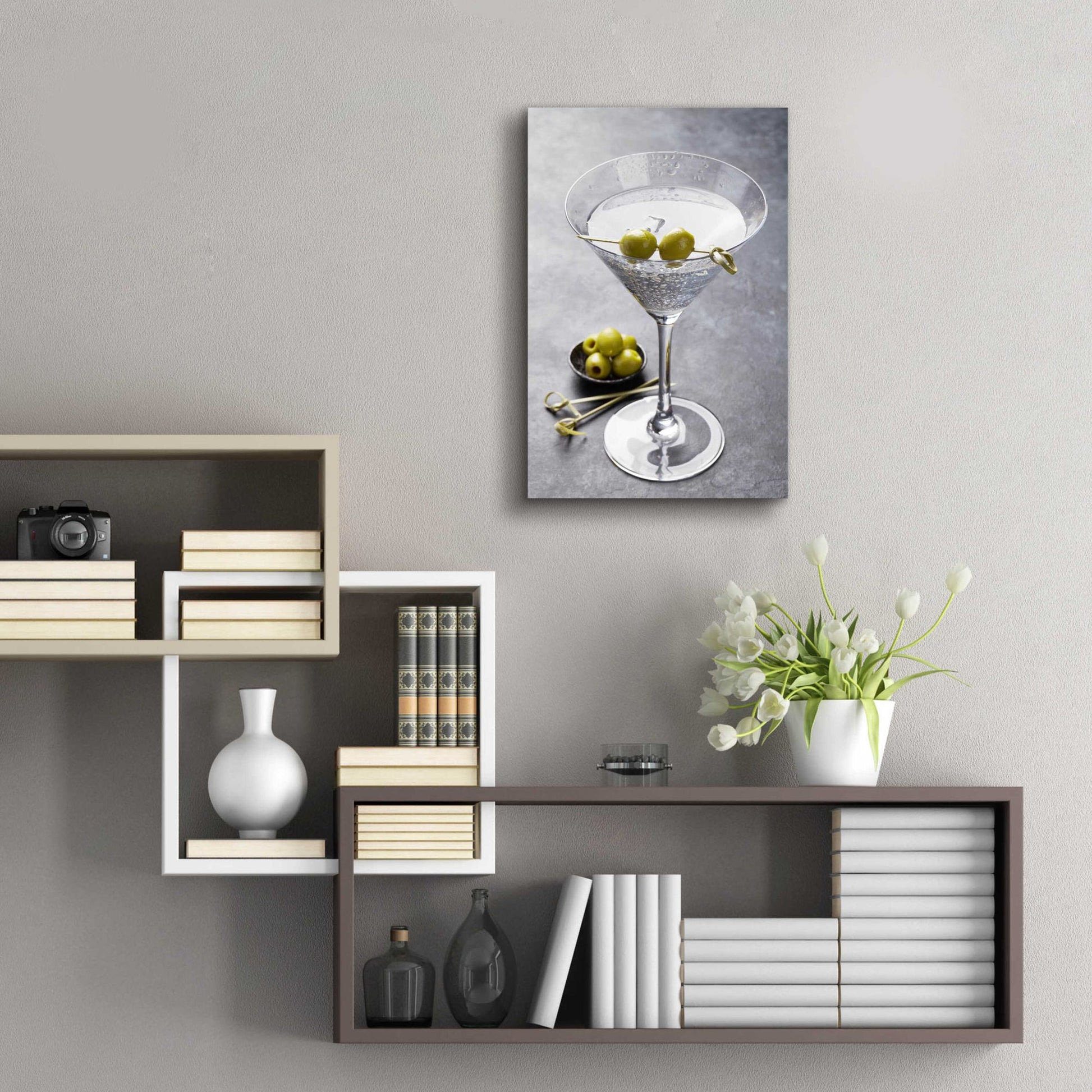Epic Art 'Dirty Martini' by Epic Portfolio, Acrylic Glass Wall Art,16x24