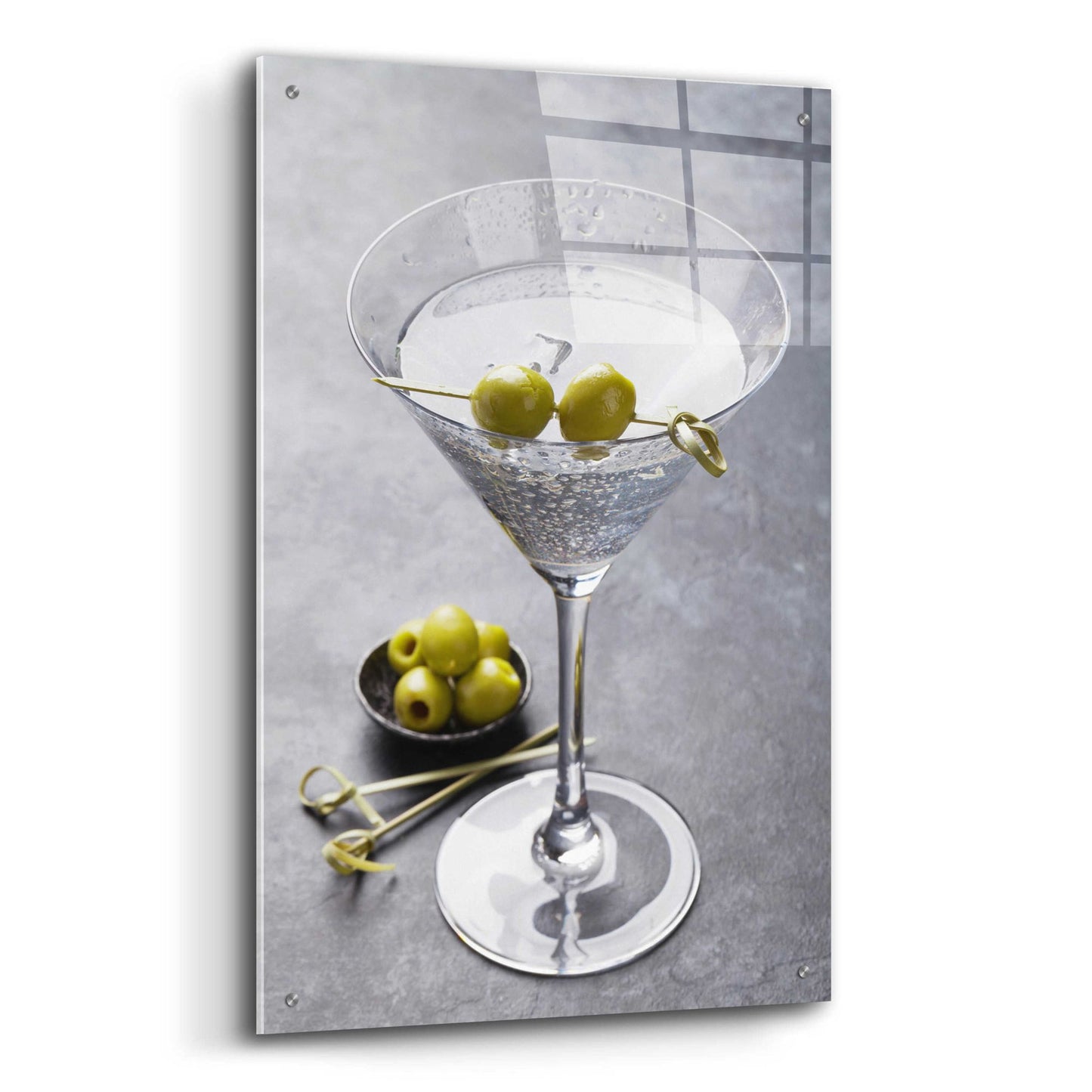 Epic Art 'Dirty Martini' by Epic Portfolio, Acrylic Glass Wall Art,24x36